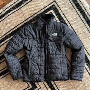 The North Face Girls Reversible Black Jacket Medium